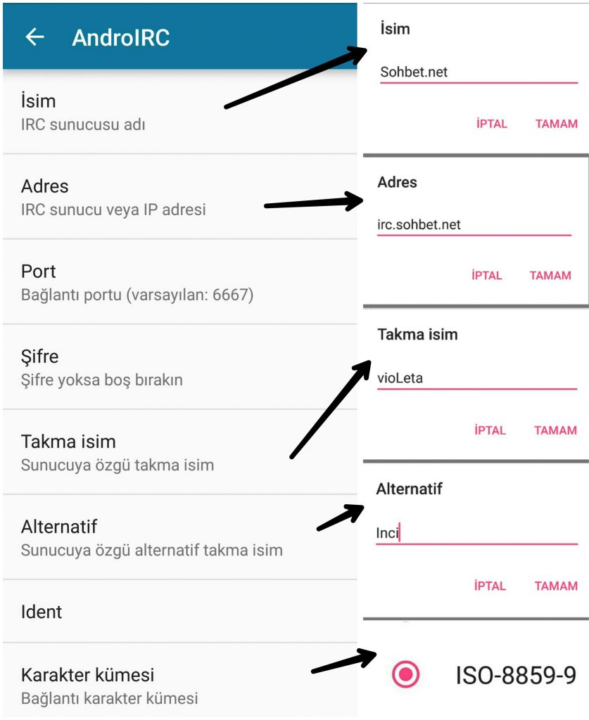 Android irc Kurulum ve Ayarları Resimli Anlatım - iLkSevda.Net - Sohbet ...